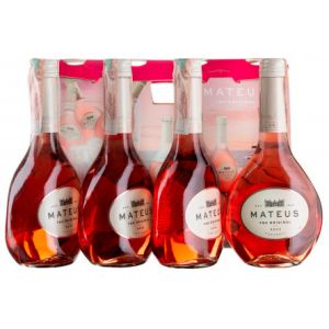 Вино Mateus Rose Multi-Pack рожеве напівсухе 0.25 л 4 шт 11% (5601012011425) краща модель в Дніпрі