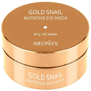 Гидрогелевые патчи для глаз Medi Flower Aronyx Gold Snail Nutritive Eye Patch с муцином улитки и золотом 60 шт (8809460461015) в Днепре