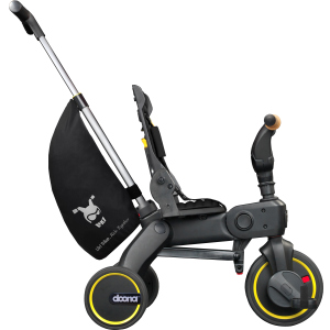 Складаний триколісний велосипед Doona Liki Trike S5 Nitro Black (SP550-99-033-015) в Дніпрі