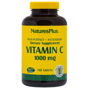 Витамин C, Vitamin C, 1000 мг, Nature's Plus, 180 таблеток (097467022904) ТОП в Днепре