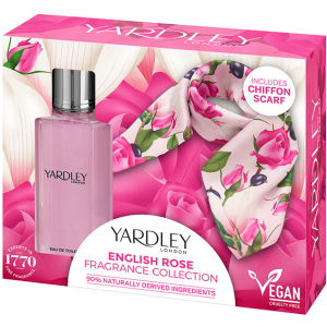 Набір Yardley Туалетна вода Yardley English Rose 50 мл + Косинка (5056179303676) ТОП в Дніпрі