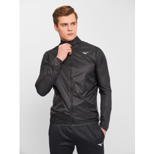 Спортивна кофта Mizuno Aero Jacket J2GE100009 XL Чорна (5059431060898) краща модель в Дніпрі