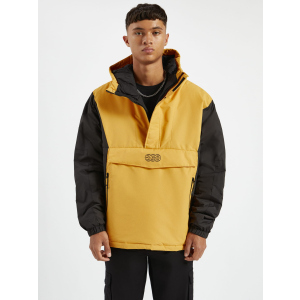 хорошая модель Анорак Pull & Bear 9710/526/950 XS Черный с желтым (09710526950017)