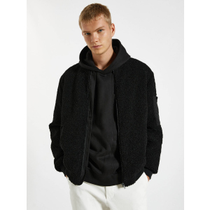 Бомбер Pull & Bear 9710/541/800 XL Черный (09710541800052) лучшая модель в Днепре