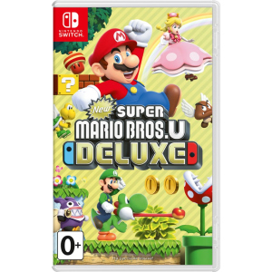 Гра New Super Mario Bros. U Deluxe для Nintendo Switch (Картридж, English version) (45496423810) краща модель в Дніпрі