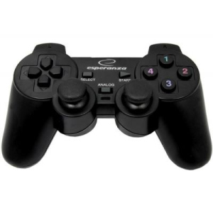 Геймпад Esperanza Vibration gamepad USB warrior (EG102) краща модель в Дніпрі