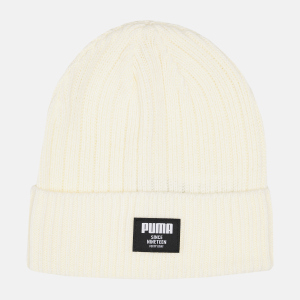 Шапка Puma Ribbed Classic Beanie 2283108 Слонова кістка (4064533034150) в Дніпрі