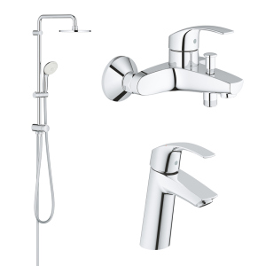 Набір змішувачів Grohe Eurosmart 123389M ТОП в Дніпрі