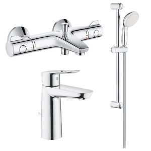 Набор смесителей Grohe Grohtherm 800 + BauLoop 34550TM лучшая модель в Днепре