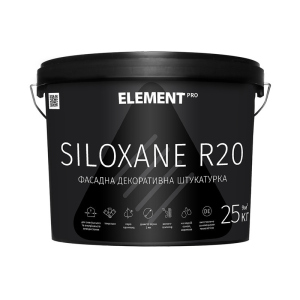 Фасадна штукатурка ELEMENT PRO SILOXANE R20 25 кг Прозора в Дніпрі