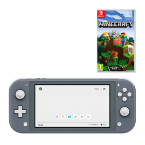 Набір Консоль Nintendo Switch Lite 32GB Grey Новий + Гра Minecraft Nintendo Switch Російська Озвучка Новий