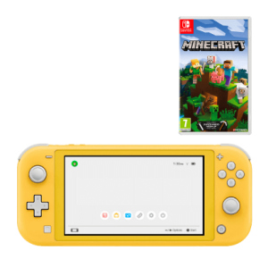 Набір Консоль Nintendo Switch Lite 32GB Yellow Новий + Гра Minecraft Nintendo Switch Російська Озвучка Новий ТОП в Дніпрі