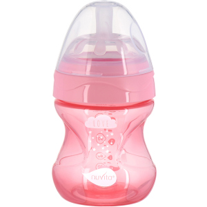 Детская Антиколиковая бутылочка для кормления Nuvita Mimic Cool 150 мл Розовая (NV6012PINK) ТОП в Днепре