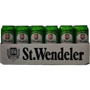 Упаковка пива St.Wendeler Lager светлое фильтрованное 5.3% 0.5 л.х 24 шт (4002631024161G) в Днепре