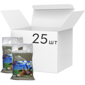 Упаковка корму для гризунів Topsi Трав'яний гранульований 1 кг 25 шт (14823089900282)