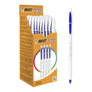 Набір кулькових ручок BIC Cristal Up Синій 1.2 мм 20 шт (3086123494725) ТОП в Дніпрі