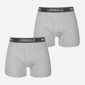 Трусы-шорты Lonsdale 422013-02 4XL 2 шт Grey