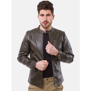 Куртка из искусственной кожи Remix 2671 M Коричневая (2950006499347) лучшая модель в Днепре