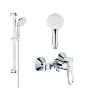 Змішувач для душу з душовим гарнітуром GROHE BauLoop 26129002 (2334000+26162001) ТОП в Дніпрі