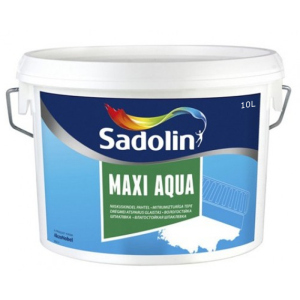 Шпатлевка акриловая SADOLIN MAXI AQUA влагостойкая голубая 10л лучшая модель в Днепре