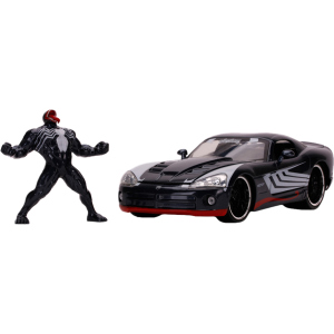 Машина металлическая Jada Марвел Человека-Паук Dodge Viper SRT10 (2008) + фигурка Венома 1:24 (253225015) (4006333070457) лучшая модель в Днепре