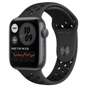 Смарт-часы Apple Watch SE Nike GPS 44mm Space Gray Aluminium Case with Anthracite/Black Nike Sport Band (MYYK2UL/A) в Дніпрі