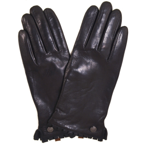 Жіночі рукавички шкіряні Sergio Torri 580 ш6.5 Чорні (2000000021621) в Дніпрі