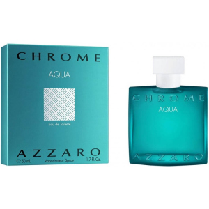 Туалетна вода для чоловіків Azzaro Chrome Aqua 50 мл (3351500012954) в Дніпрі