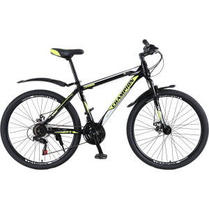 Велосипед Champion Spark 29" 19.5" Black-neon yellow-white (29ChWS21-003251) лучшая модель в Днепре