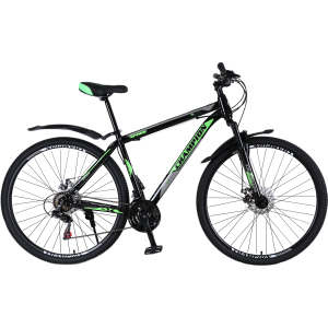 Велосипед Champion Spark 29" 19.5" Black-green-white (29ChWS21-003252) ТОП в Днепре