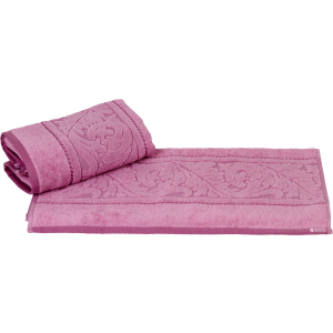 Махровое полотенце с жаккардовым бордюром Hobby Sultan 70x140 Pink (8693675947552) лучшая модель в Днепре