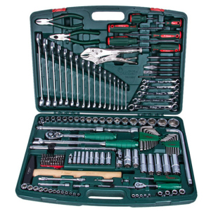 Набір інструментів Hans Tools 1/2" та 1/4" 158 предметів (TK-158V) краща модель в Дніпрі