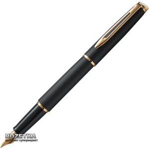 Ручка перьевая Waterman Hemisphere Matte Black FP Синяя Черный корпус (12 003) в Днепре