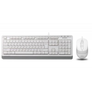 Комплект A4Tech F1010 White ТОП в Дніпрі