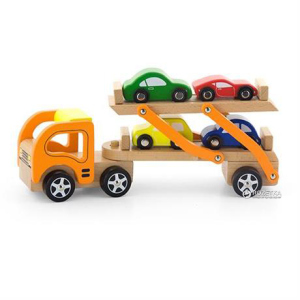 Игрушка Viga Toys "Автотрейлер" (50825) (6934510508258) лучшая модель в Днепре