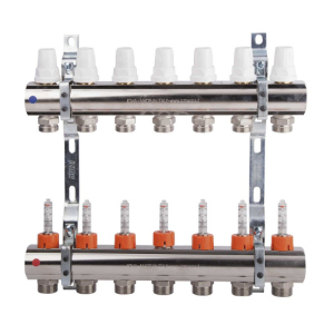 Коллектор Icma 1" 7 выходов, с расходомером №K013 лучшая модель в Днепре