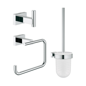 Набор аксессуаров 3 в 1 GROHE ESSENTIALS CUBE NEW 40757001 ТОП в Днепре