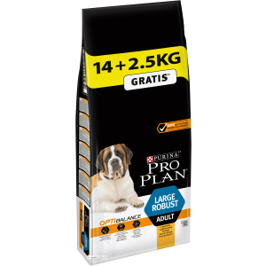 Сухий корм Purina Pro Plan Dog Large Adult Robust з куркою 14+2.5 кг (7613035120624) надійний