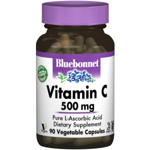 купить Витамины Bluebonnet Nutrition Витамин С 500 мг 90 гелевых капсул (743715005105)