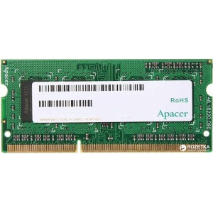 Оперативная память Apacer SODIMM DDR3L-1600 4096MB PC3-12800 (DV.04G2K.KAM) рейтинг