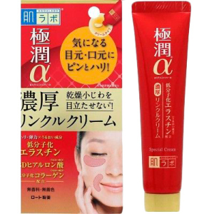 Лифтинг крем-концентрат для глаз и носогубных складок Hada Labo Gokujyun Alpha Special Wrinkle Cream 30 г (4987241148615) лучшая модель в Днепре