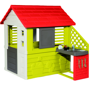 Будиночок Smoby Toys Сонячний з літньою кухнею (810713) (3032168107137) ТОП в Дніпрі