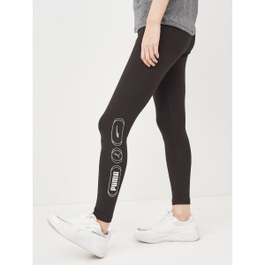 Спортивные леггинсы Puma Rebel High 7 8 Leggings 58583651 L Black-Untamed (4063697323773) лучшая модель в Днепре