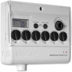 Таймер подачі води Claber Dual Select вхід 3/4" до 98 режимів (84880000) надійний
