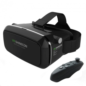 Окуляри віртуальної реальності VR BOX Shinecon із пультом Чорні краща модель в Дніпрі