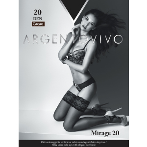 Чулки Argentovivo Mirage 20 Den 3/4 р Caramello (8051403068434) лучшая модель в Днепре