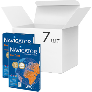 Набор бумаги Navigator Hard Cover А4 250 г/м² класс А 875 листов Белой (5602007989460) надежный