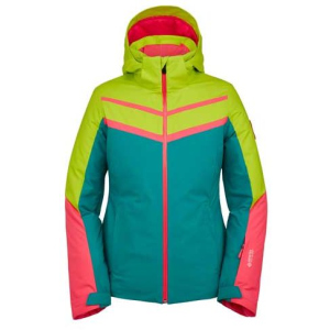 Гірськолижна куртка Spyder Captivate Gtx Infinium 38203038-442 8 Зелена з рожевим та бірюзовим (192636167605) краща модель в Дніпрі