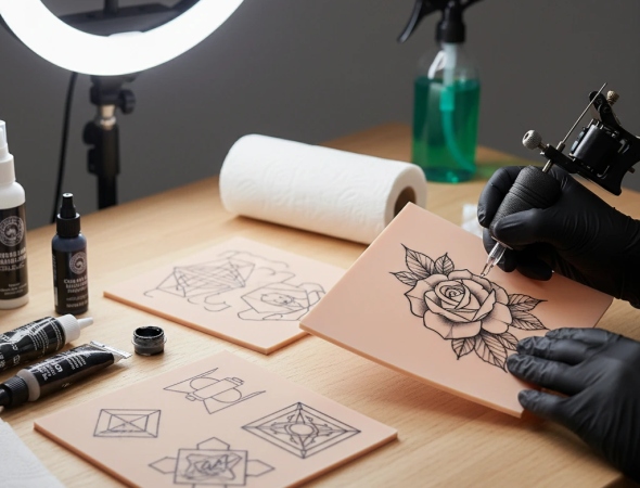 Искусственная кожа для татуировок: как тренироваться без риска
