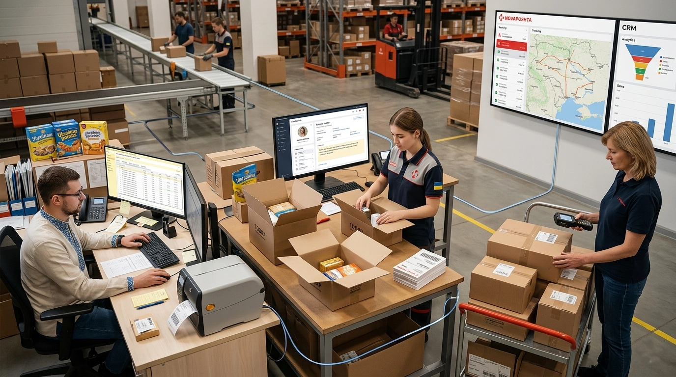 Зачем интернет-магазину интеграция с 1С, Новой Почтой и CRM: разбор на пальцах